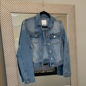 Celebrity Pink Light Blue Jean Jacket